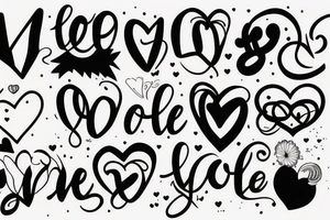 Love, sensual, happiness, future, couple tattoo idea