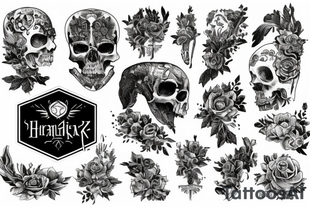 Ręka trzymająca nóż tattoo idea