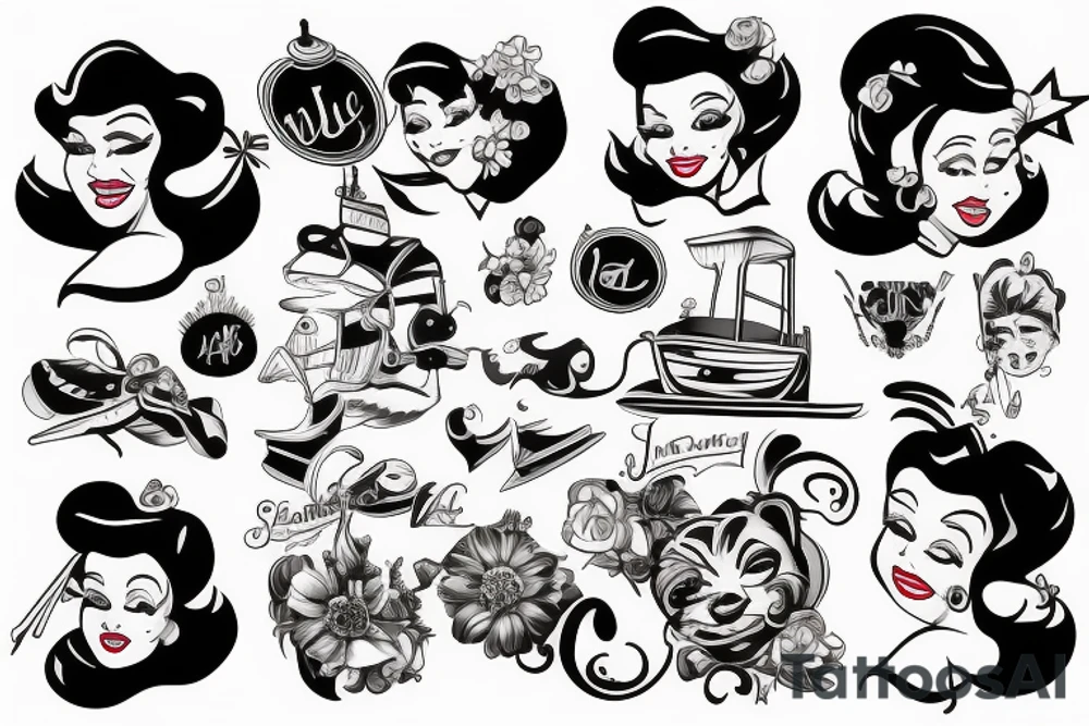 pinups tattoo idea