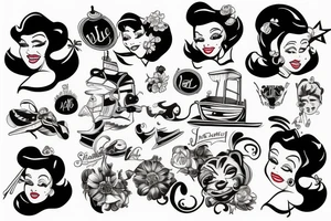 pinups tattoo idea