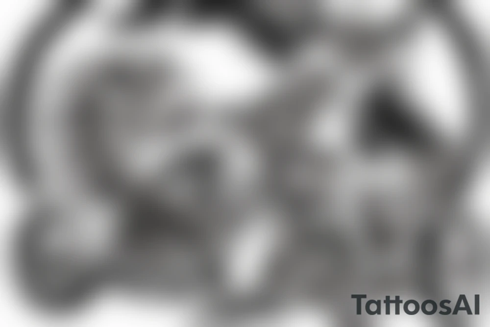 Grim reaper riding a sport bike motorcycle tattoo idea