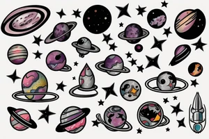 Space tattoo idea