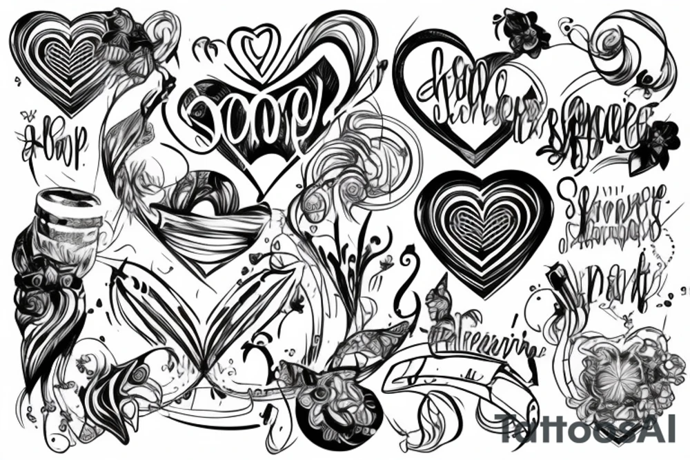 heartbeat stop on 02102018 tattoo idea