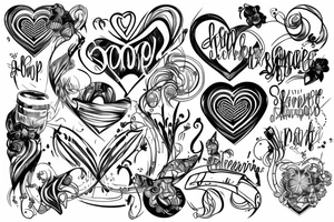 heartbeat stop on 02102018 tattoo idea