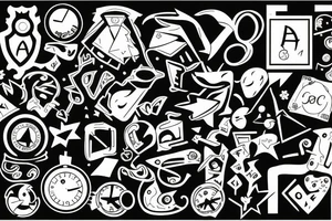 Psp control symbols vertically tattoo idea