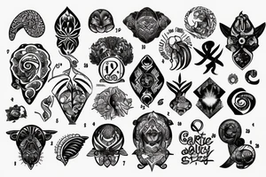 Zodiac signs of cancer with date 5th july tattoo idea
