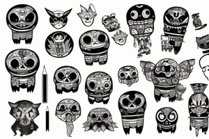 Mokujin tattoo idea