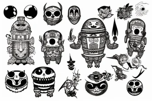 Mokujin tattoo idea