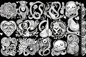 Whimsical tattoo idea