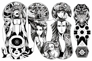 ghost in the shell tattoo idea