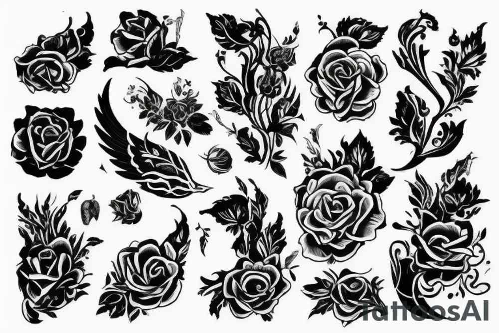 Лошадь в прыжке покрытая чешуёй дракона tattoo idea