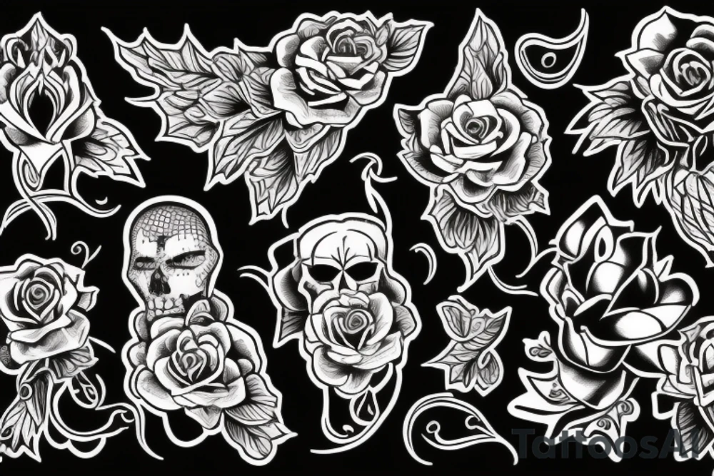 Лошадь в прыжке tattoo idea