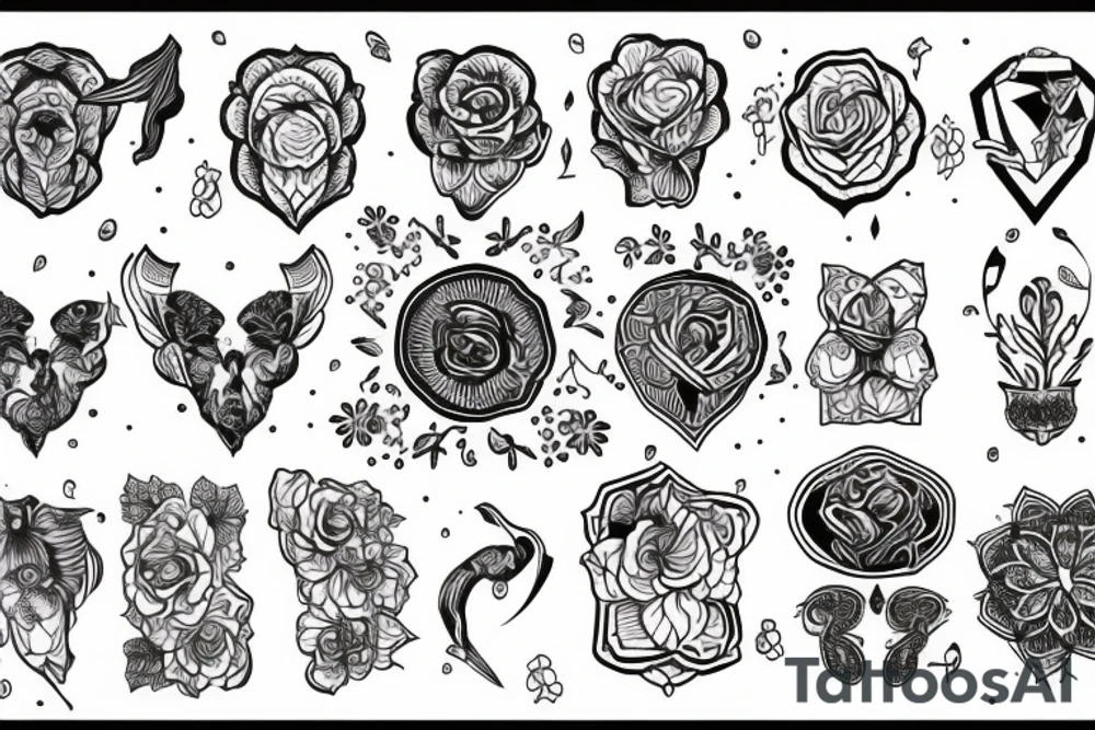 Лошадь в прыжке tattoo idea