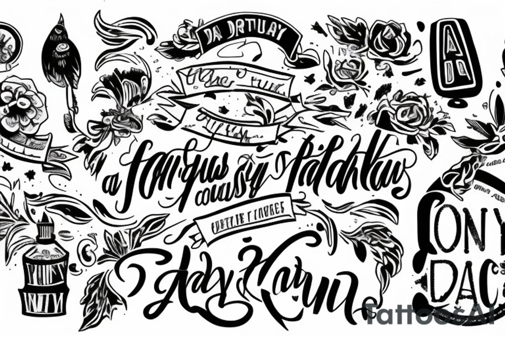 One day at a time tattoo idea