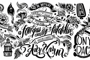 One day at a time tattoo idea