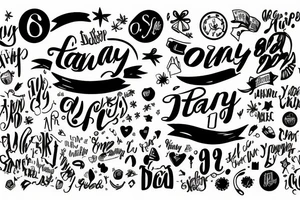 One day at a time tattoo idea
