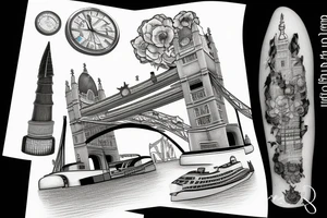 Tower Bridge tattoo idea