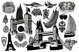 Tower Bridge tattoo idea