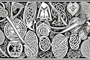 celtic sword tattoo idea