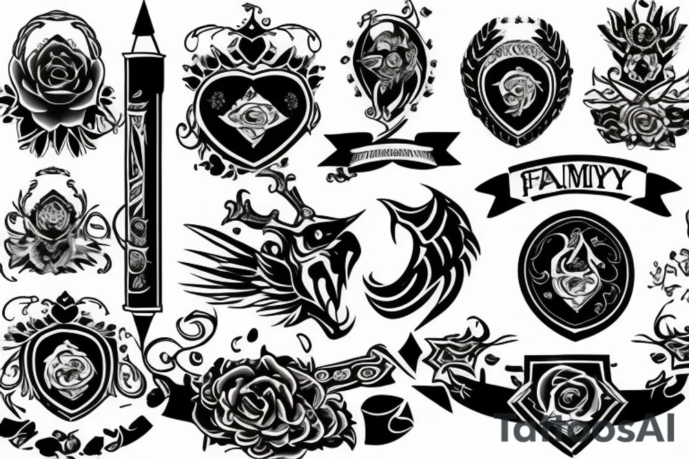 family crest tattoo idea