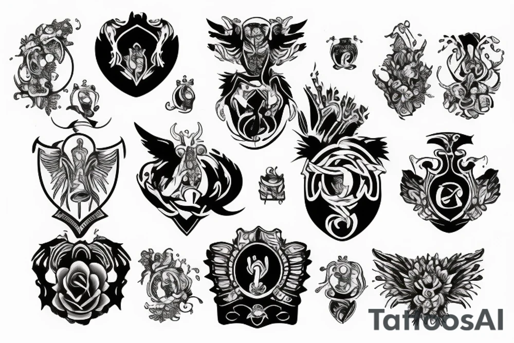 family crest tattoo idea