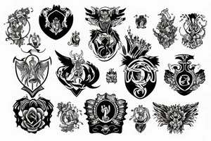 family crest tattoo idea