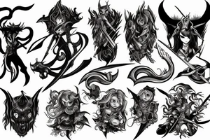 demon slayer tattoo idea