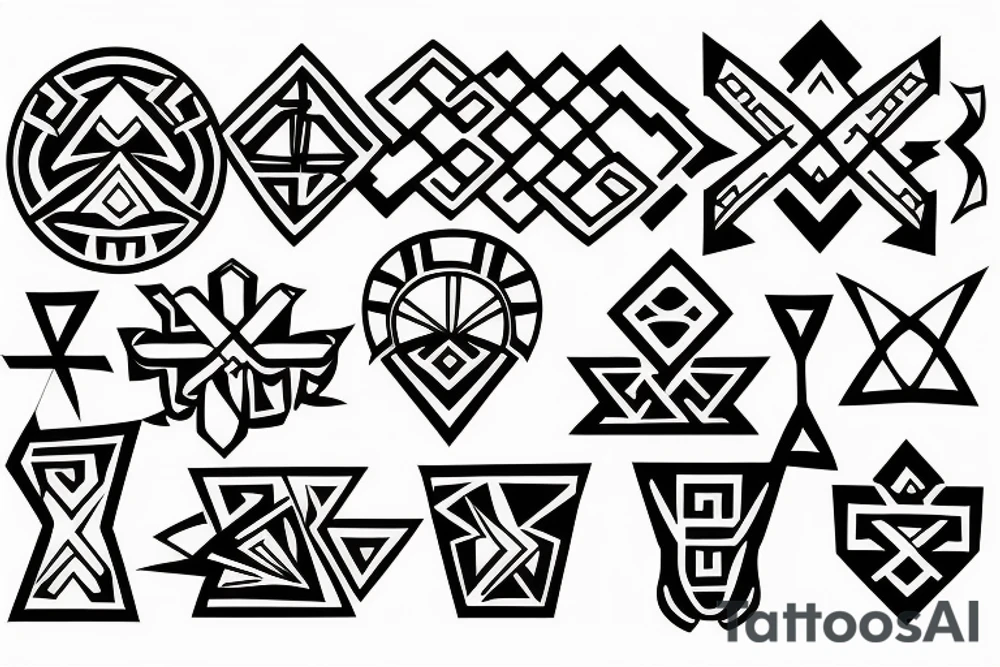 Inca Cross tattoo idea