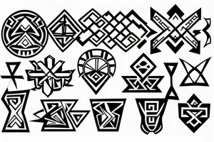 Inca Cross tattoo idea