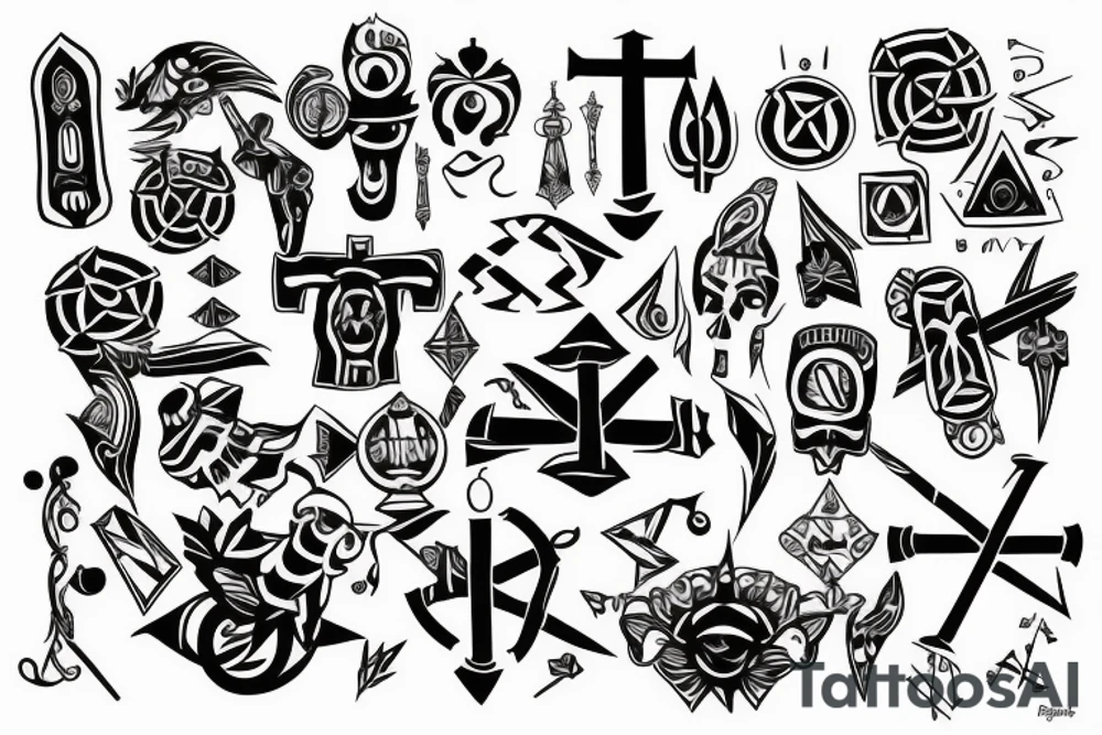 Inca Cross tattoo idea