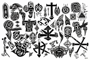 Inca Cross tattoo idea