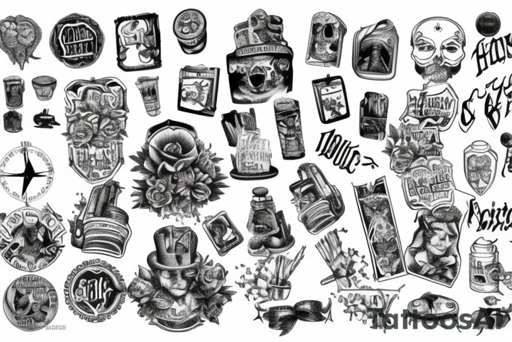 H34D in an old englisch font tattoo idea