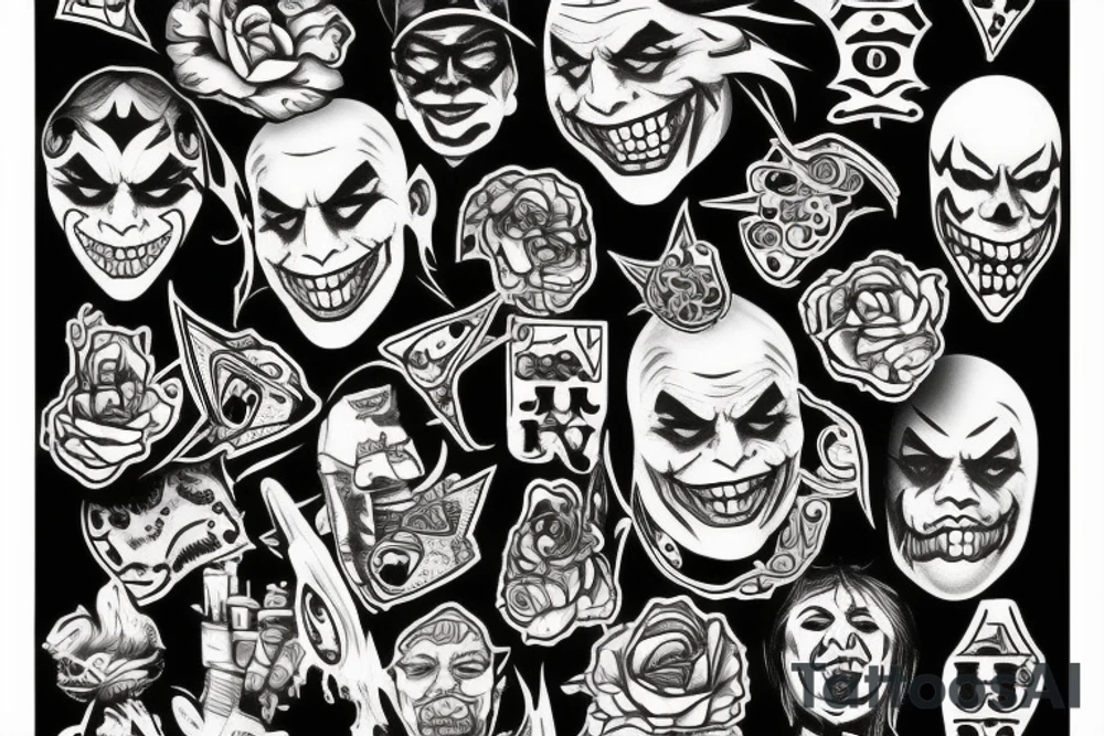 Jokers tattoo tattoo idea