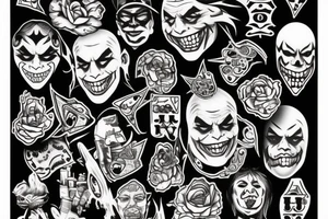 Jokers tattoo tattoo idea