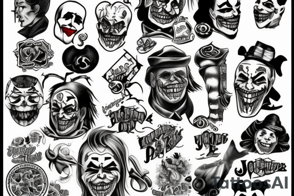 Jokers tattoo tattoo idea
