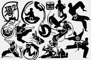 karate dojo tattoo idea