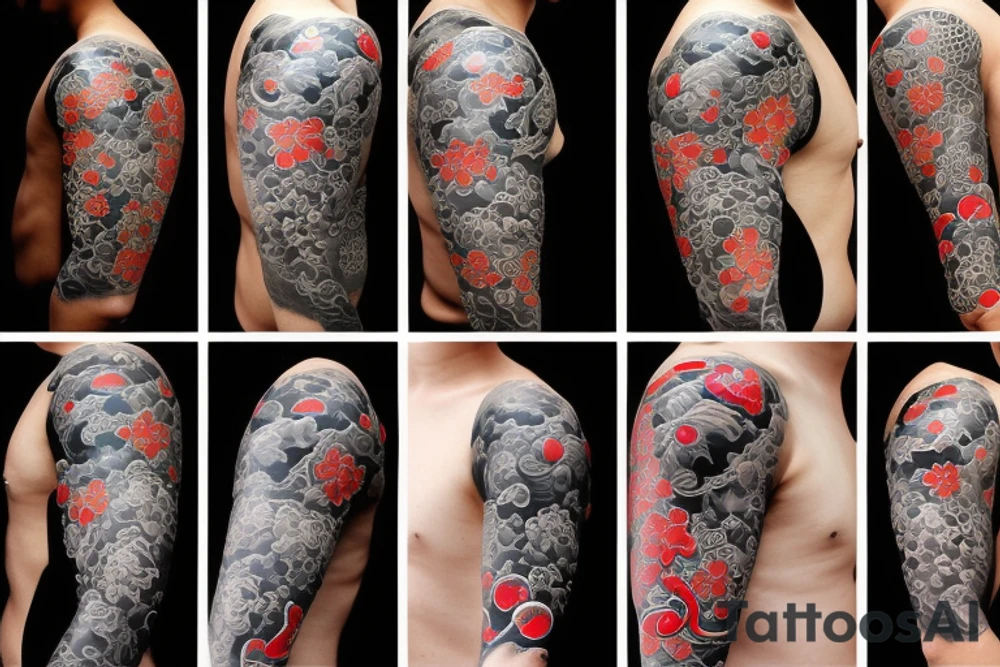 Japanese warrior tattoo idea