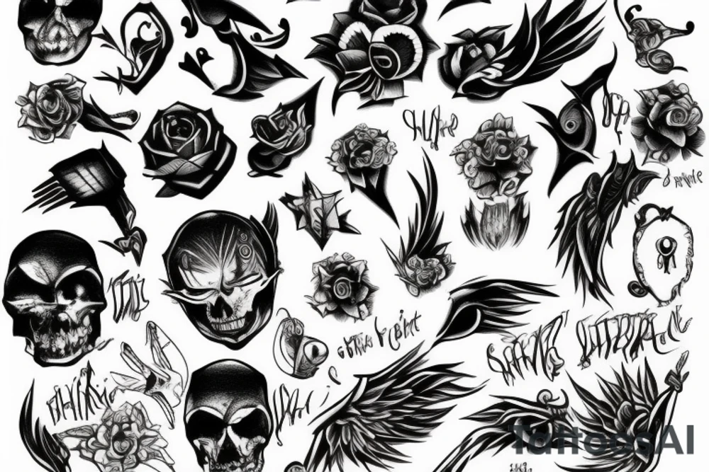 One who inflicts pain tattoo idea