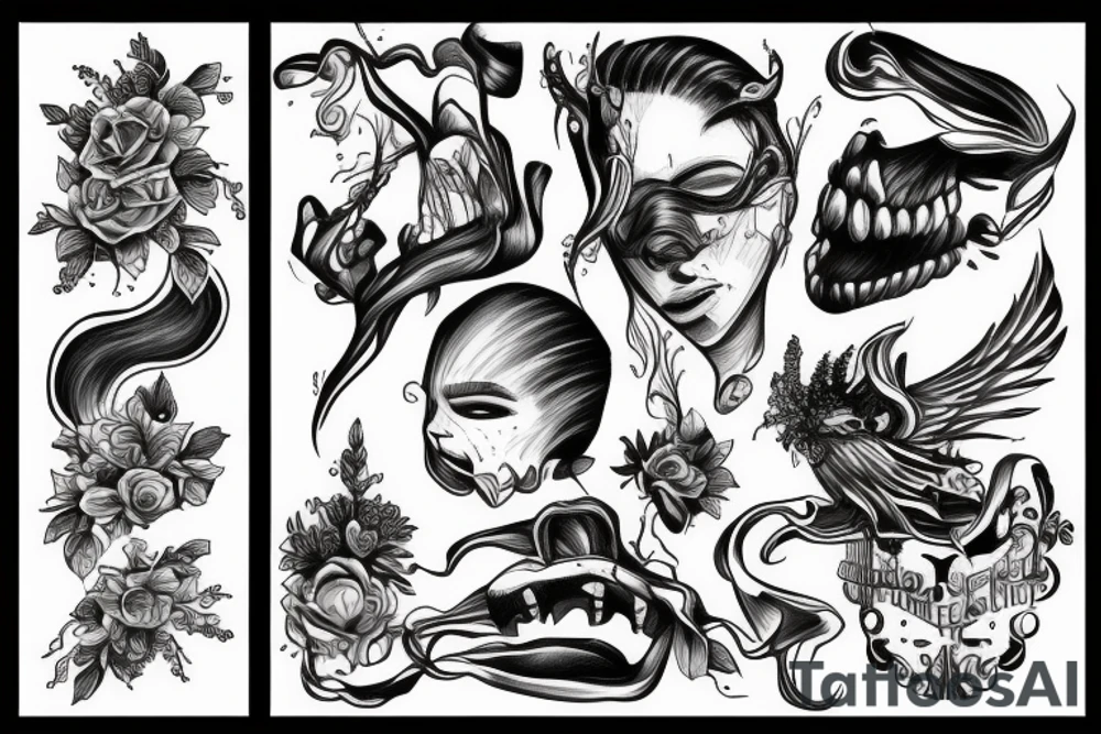 One who inflicts pain tattoo idea