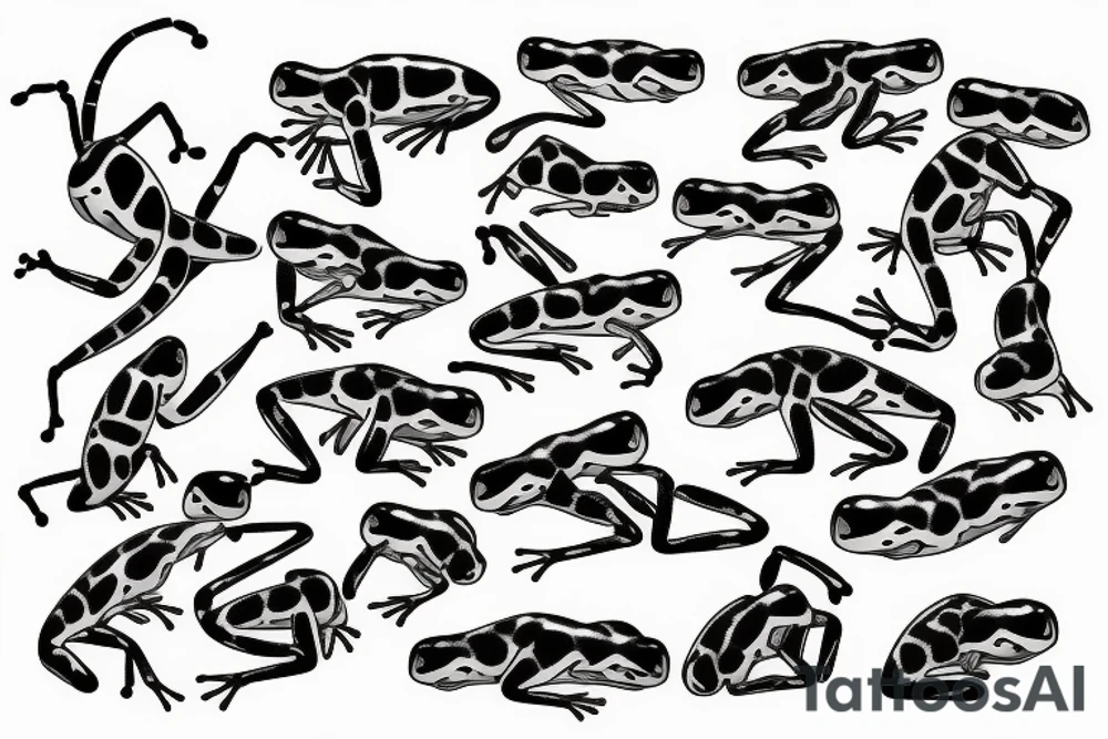 Poison dart frog and chemistry tattoo idea