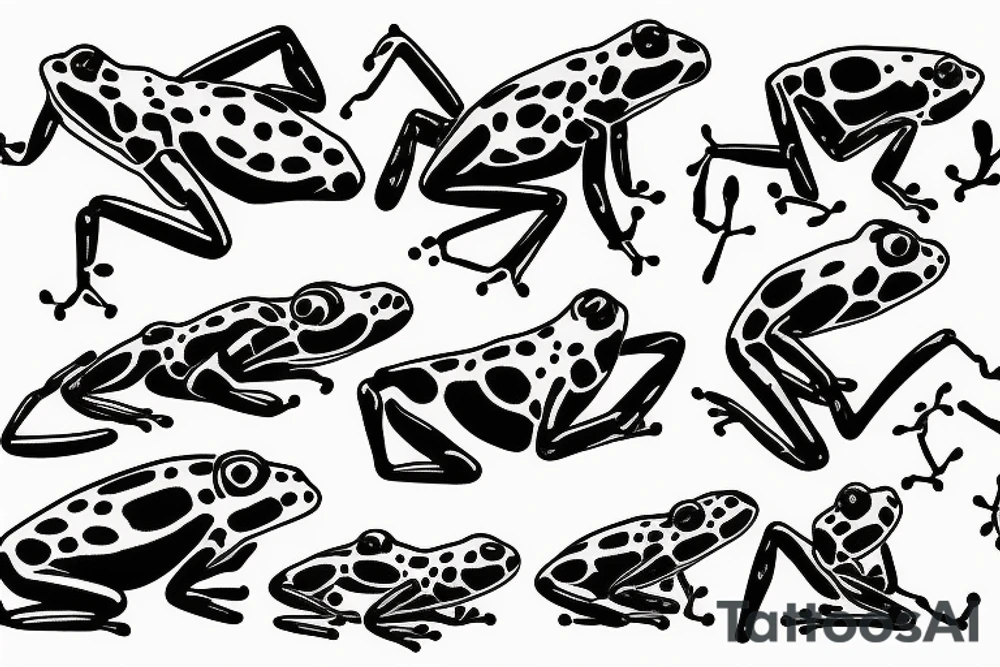 Poison dart frog and chemistry tattoo idea