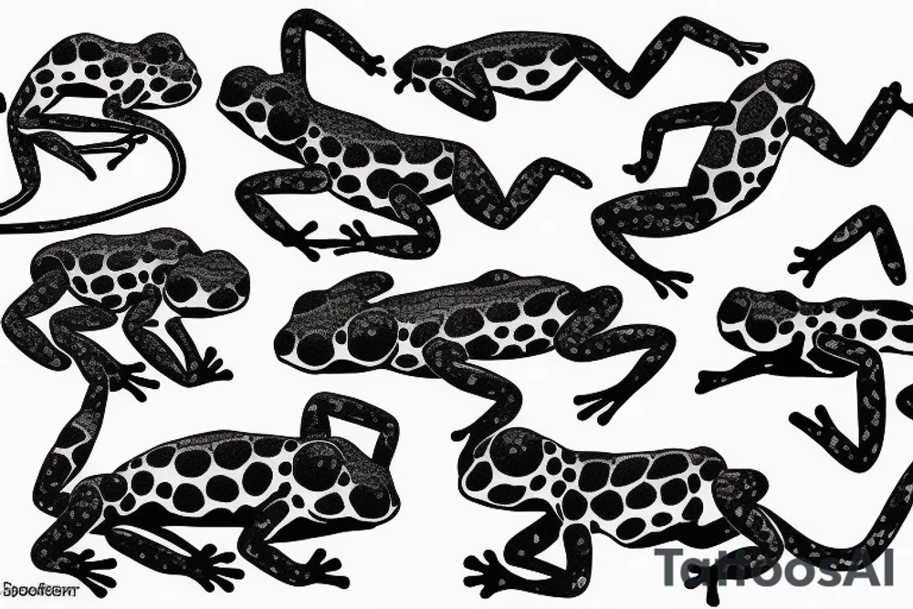 Poison dart frog and chemistry tattoo idea