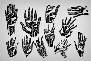 God touching an android hand tattoo idea