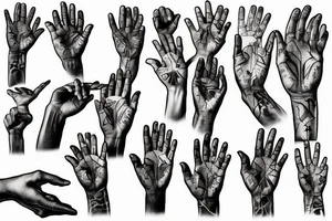 God touching an android hand tattoo idea