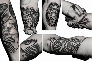 Hand of god tattoo idea