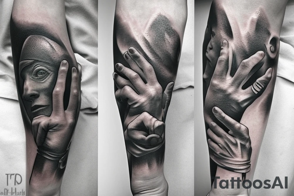 Hand of god tattoo idea