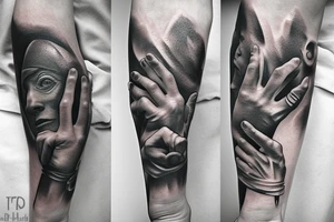 Hand of god tattoo idea