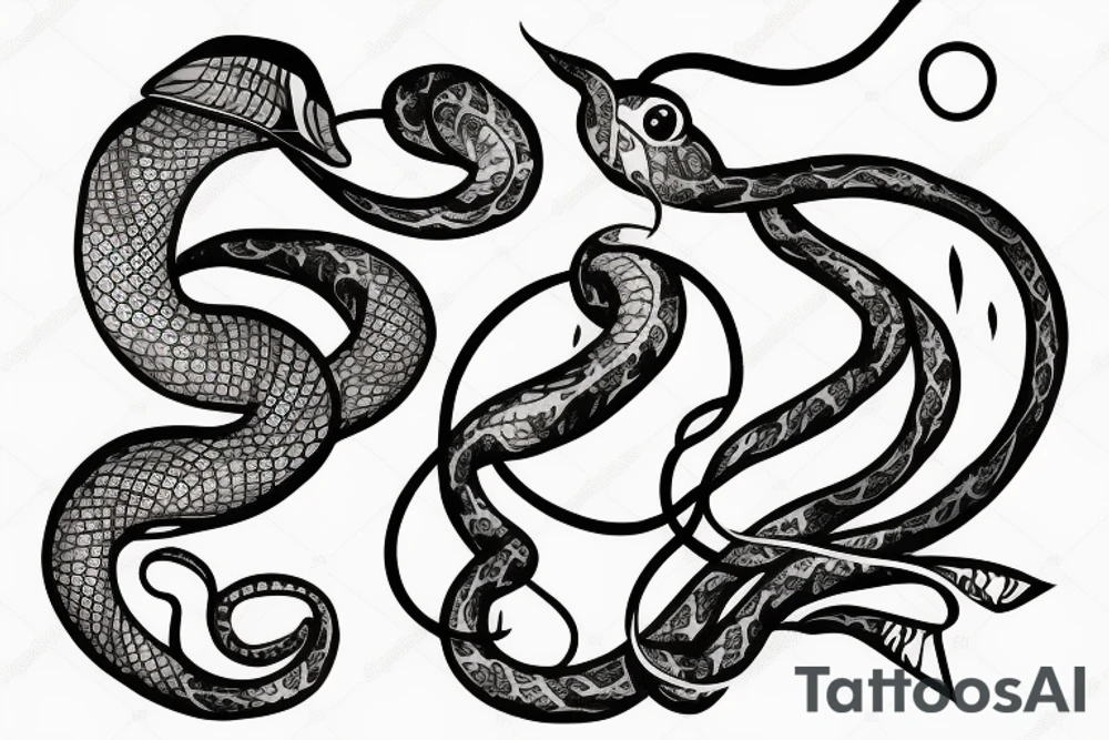 snake tattoo idea