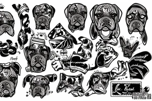 Boxer tattoo idea