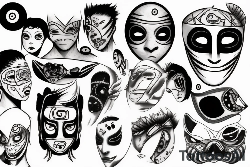 obito mask tattoo idea